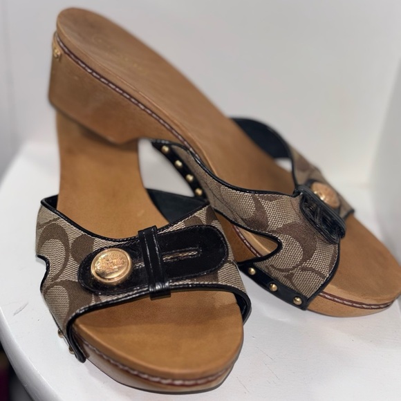Coach Wedge Sandals ✨👡 - Picture 1 of 8